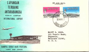 Malaysia, Worldwide First Day Cover, Aviation