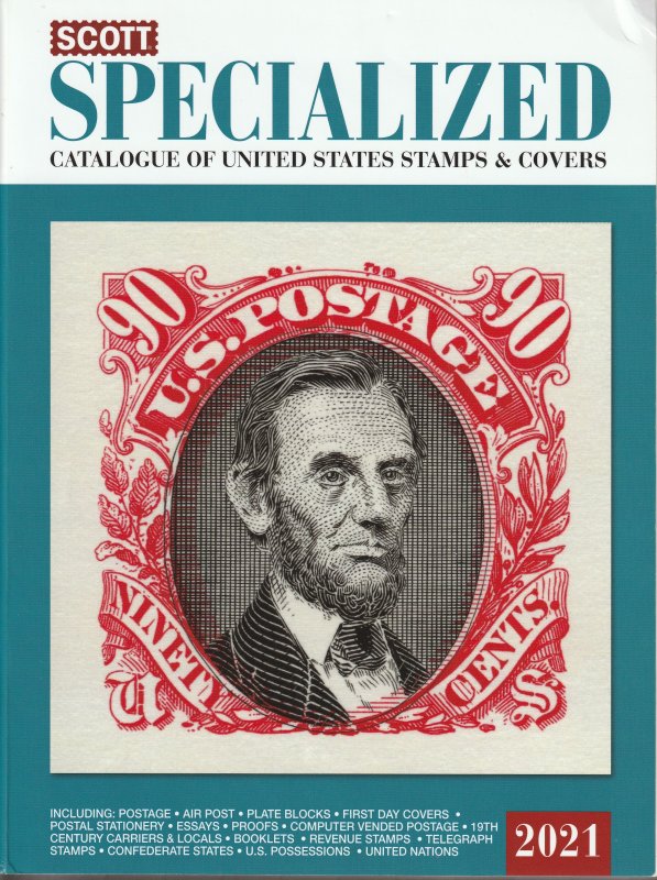 2021 Scott US Specialized Catalogue of United States Stamps & Covers