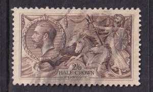 Great Britain   #179   used  1919  seahorses  2sh6p