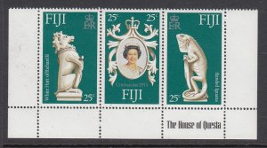 Fiji 384a-c QEII Coronation mnh