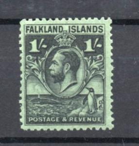 Falkland Inseln George V 1 SG122 Leicht mit Scharnier