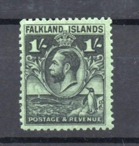 Falkland Inseln George V 1 SG122 Leicht mit Scharnier