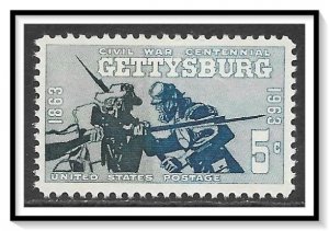 US #1180 Gettysburg MNH