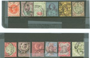 Great Britain #111-122 Used Single (Complete Set) (Jubilee) (Queen)