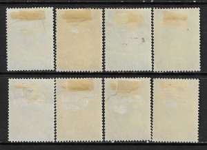 BELGIUM - #B200-#B207 - 1937 PRINCESS CHARLOTTE MINT SET MH