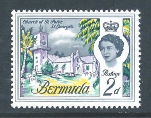 Bermuda #176c NH 2p Elizabeth Defin. Wmk 314 Sideways