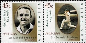 AUSTRALIA   1997  CRICER SIR DONALD BRADMAN MNH