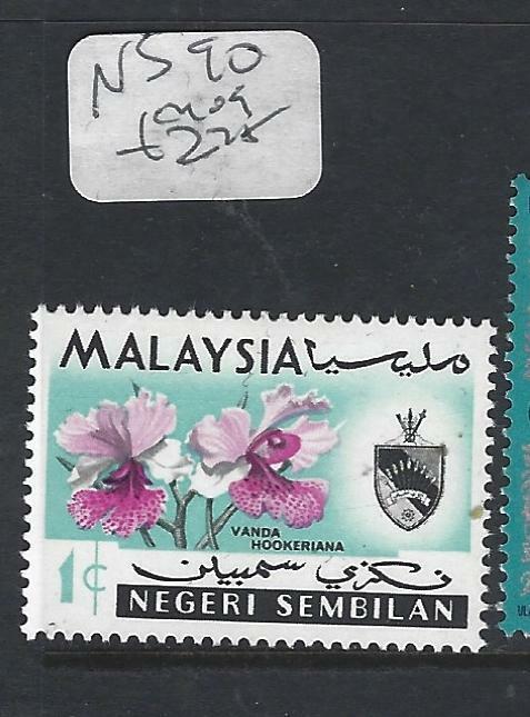 MALAYA NEGRI SEMBILAN  (P0502B)  ORCHID   1C   SG 90   MOG