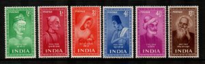 India #237-242  Mint  Scott $48.50