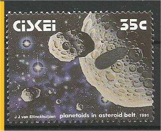 CISKEI, 1991, MNH 35c Solar System, Asteroid belt, Scott 176