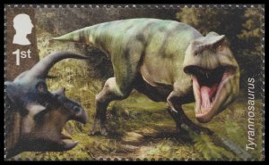 GB 5138 The Age of the Dinosaurs Tyrannosaurus 1st single MNH 2024