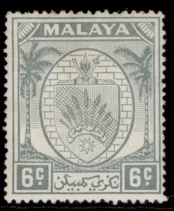 MALAYSIA - Negri Sembilan GVI SG47a, 6c pale grey, M MINT. Cat £16.