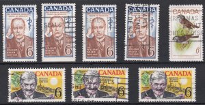 Canada 1970s Used Selection Slogan Cancels 8 Items