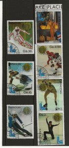 Thematic Stamps Sports - PARAGUAY 1981 WINTER OLY.L. Placid winners 10 used