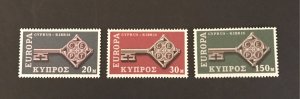 Cyprus 1968 #314-16 MNH SCV $2.90