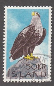 Iceland # 378, White-tailed Sea Eagle, Used, 1/3 Cat.