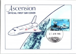 Ascension, Worldwide First Day Cover, Space