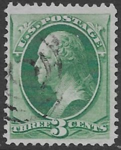 US  136   1870   3 cents  fine used