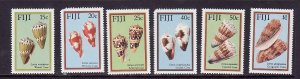 Fiji-Sc#564-9-unused NH set-Cone shells-Marine Life-id1-1987-please note that th