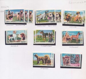 Romania Rwanda St Pierre DOGS MNH MH Used(Apx 100)DW606