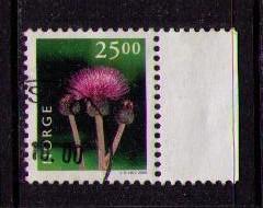 NORWAY Sc# 1247 USED FVF Flower Melancholy Thistle