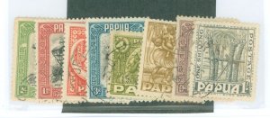 Papua New Guinea #95-99/101-3 Used Single