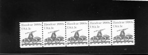 1898 Handcar, MNH PNC/5 w/line (#2)