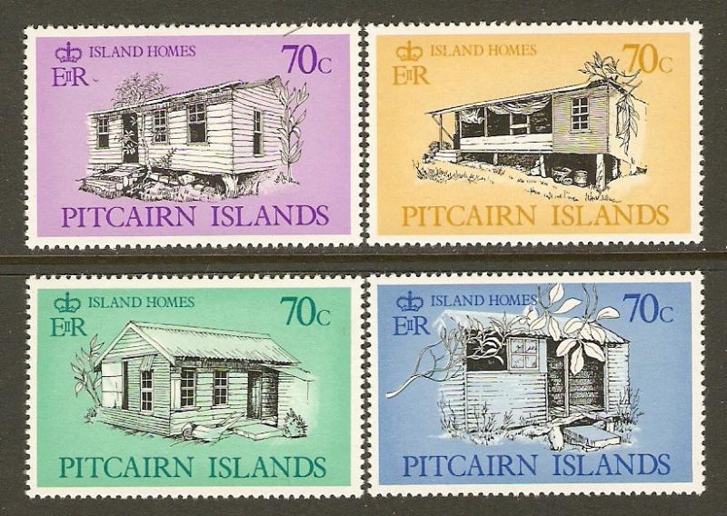 Pitcairn Islands #285-8 NH Island Houses