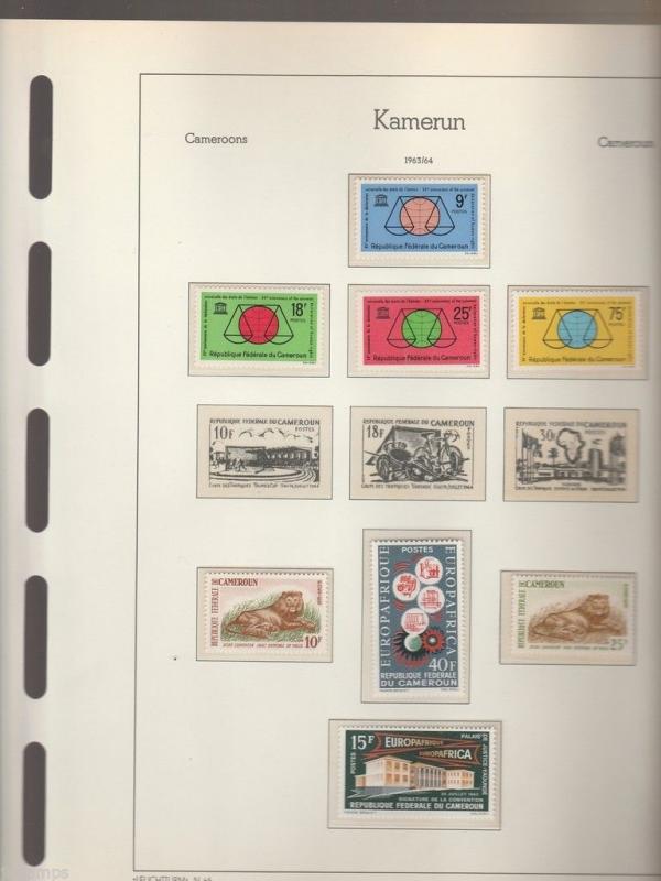 Ivory Coast  Collection 1959-1965 VF MNH $ 180.00 value on Album Pages