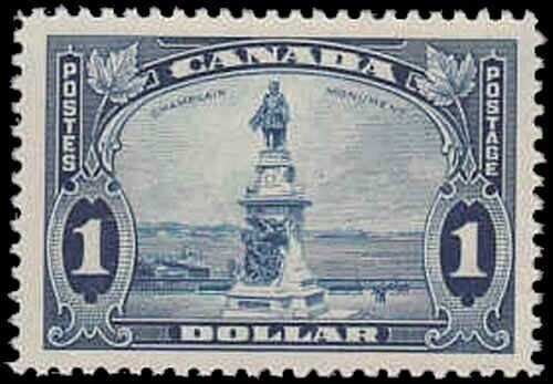 Canada 1936 $1 Champlain Statue Never Hinged