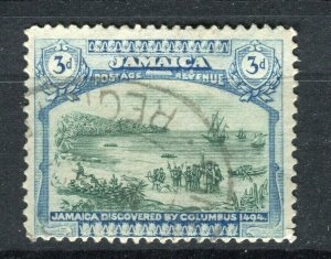 JAMAICA; 1921-29 early GV Pictorial issue fine used Shade of 3d. value