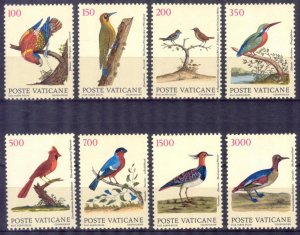 Vatican 1989 Birds Mi. 976/83 MNH