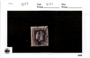 New Zealand, Postage Stamp, #O52 Used, 1925 Official (AH)