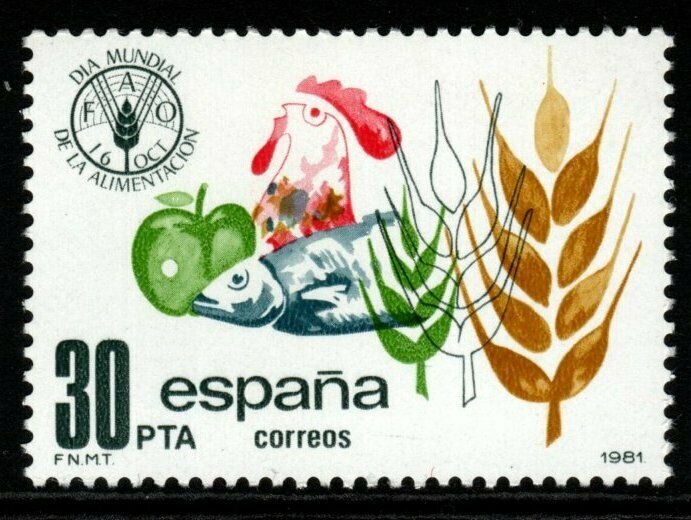 SPAIN SG2656 1981 WORLD FOOD DAY MNH