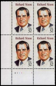 United States - Scott 2955 - Mint-Never-Hinged - Plate Block of Four