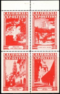 1935 US Poster Stamp California Pacific International Exposition San Diego