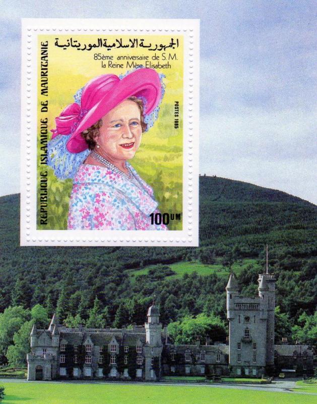 Mauritania 1985 - Queen Mother 85th.Ann.SS perf.mnh Sc # 585