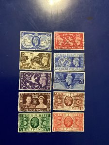 Scott 226-228 Great Britain