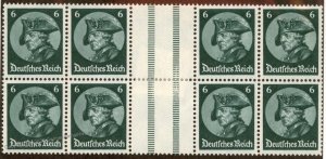 Germany 1933 Frederick the Great MiWZ9 MH Zusammendruck ZSD Se-Tenant 109723