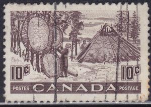 Canada 301 Drying Animal Hides 1950