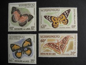 LAOS 101-3,C46 nice MNH butterflies stamps! Check the pictures!