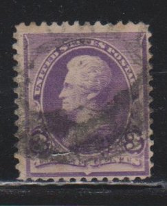 United States,  3c Jackson (SC# 221) Used