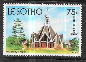 Lesotho #317  75s  University Cahapel,Roma  (MNH) CV $025