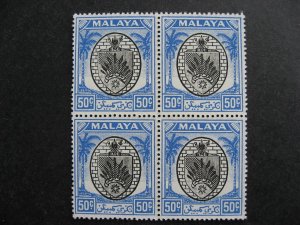 Malaya Negri Sembilan block Sc 55 MNH block of 4