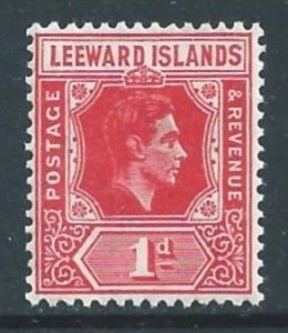 Leeward Islands #105a NH 1p King George VI - Scarlet