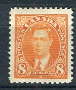 CANADA; 1937 early GVI issue Mint hinged 8c. value