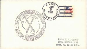 United States #132, Antarctic/Arctic, Cachet and/or Cancel