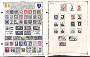 Ireland Stamp Collection on 4 Regent Pages, 1922-1965 (BL)