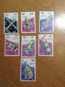 Cambodia  # 1099-1105  MNH