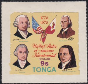 Tonga 1976 MH Sc #377 9s Signers of Declaration of Independence US Bicentennial